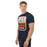 Side view of Seven Lakes High School Spartans Navy Blue Classic Unisex T-shirt 001