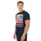 Side view of Allen High School Eagles Classic Unisex Navy T-shirt 001