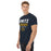 Man wearing Nimitz High School Cougars Navy Blue Classic Unisex T-shirt 003