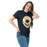 Woman wearing Nimitz High School Cougars Navy Blue Classic Unisex T-shirt 215