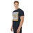 Man wearing Nimitz High School Cougars Navy Blue Classic Unisex T-shirt 235