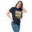 Woman wearing Nimitz High School Cougars Navy Blue Classic Unisex T-shirt 238