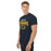 Man wearing Nimitz High School Cougars Navy Blue Classic Unisex T-shirt 234Nimitz High School Cougars Navy Blue Classic Unisex T-shirt 234
