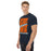 Man wearing Seven Lakes High School Spartans Navy Blue Classic Unisex T-shirt 241