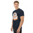 Man wearing Seven Lakes High School Spartans Navy Blue Classic Unisex T-shirt 219