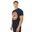 Man wearing Seven Lakes High School Spartans Navy Blue Classic Unisex T-shirt 216