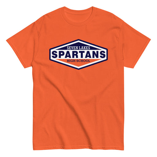 Seven Lakes High School Spartans Orange Classic Unisex T-shirt 009