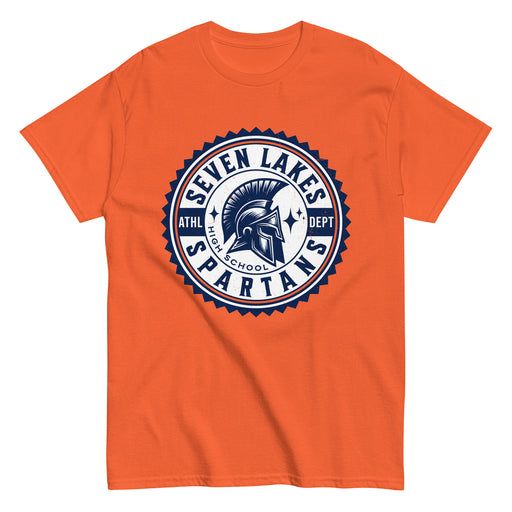 Seven Lakes High School Spartans Orange Classic Unisex T-shirt 203