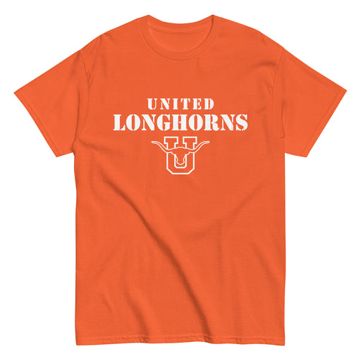 United High School Longhorns Orange Classic Unisex T-shirt 222