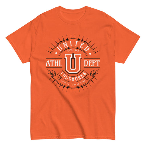 United High School Longhorns Orange Classic Unisex T-shirt 201