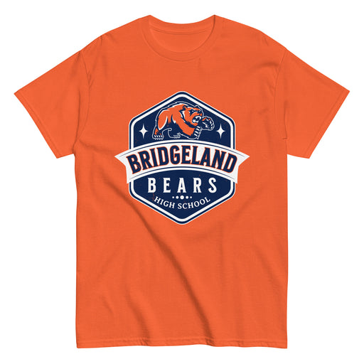 Bridgeland High School Bears Classic Unisex Orange T-shirt 209