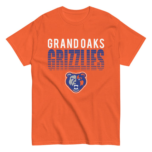 Grand Oaks High School Grizzlies Classic Unisex Orange T-shirt 024