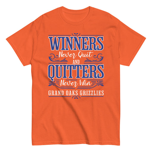 Grand Oaks High School Grizzlies Classic Unisex Orange T-shirt 237