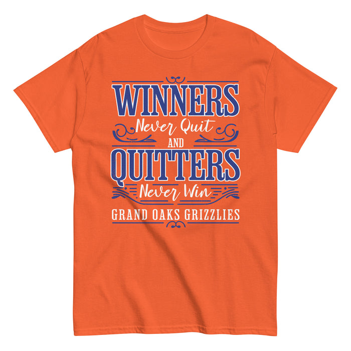 Grand Oaks High School Grizzlies Classic Unisex Orange T-shirt 237