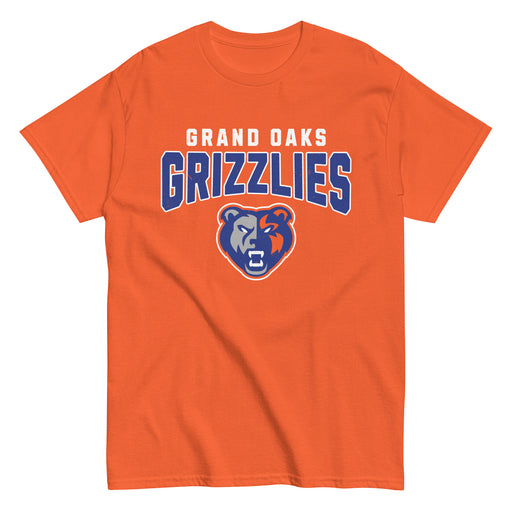 Grand Oaks High School Grizzlies Classic Unisex Orange T-shirt 234