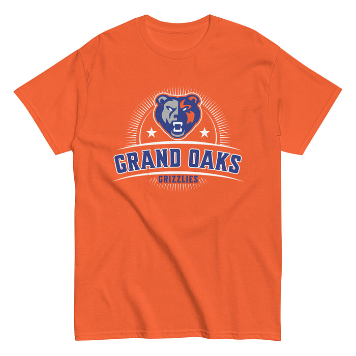 Grand Oaks High School Grizzlies Classic Unisex Orange T-shirt 226