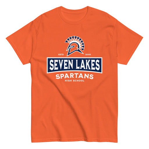 Seven Lakes High School Spartans Orange Classic Unisex T-shirt 202