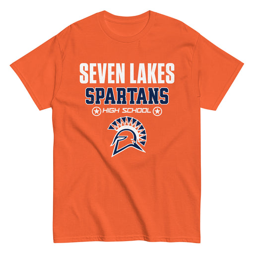 Seven Lakes High School Spartans Orange Classic Unisex T-shirt 003