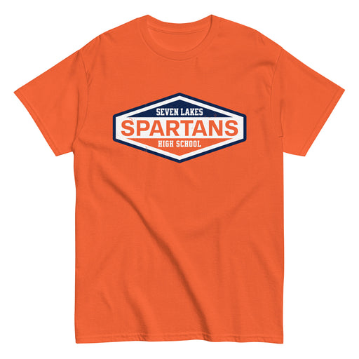 Seven Lakes High School Spartans Orange Classic Unisex T-shirt 009