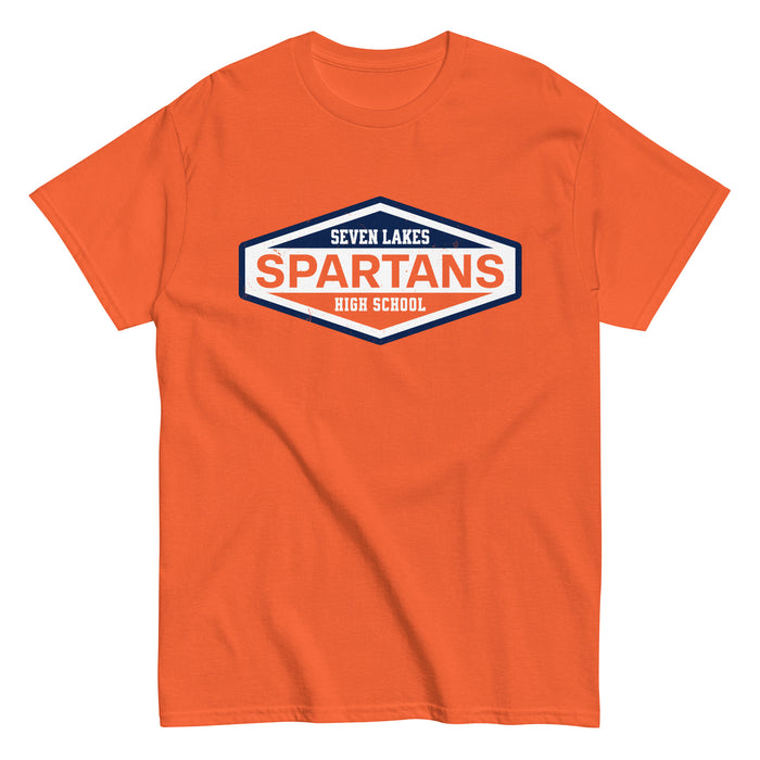 Seven Lakes High School Spartans Orange Classic Unisex T-shirt 009