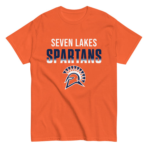 Seven Lakes High School Spartans Orange Classic Unisex T-shirt 024
