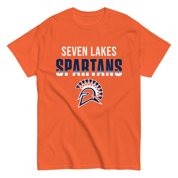 Seven Lakes High School Spartans Orange Classic Unisex T-shirt 024