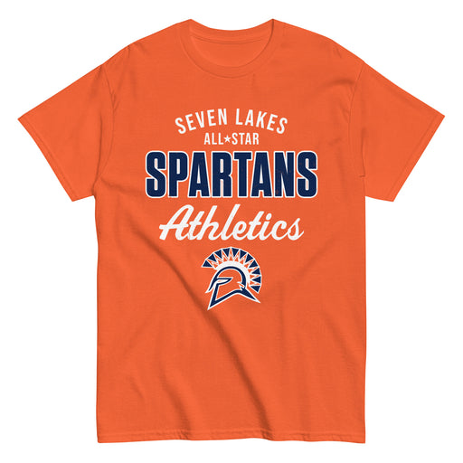 Seven Lakes High School Spartans Orange Classic Unisex T-shirt 034