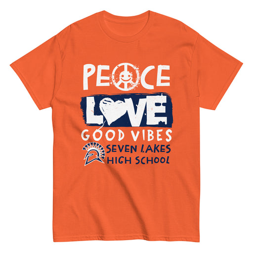 Seven Lakes High School Spartans Orange Classic Unisex T-shirt 240