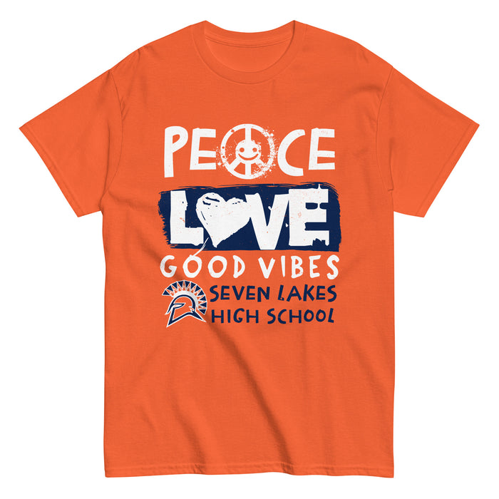 Seven Lakes High School Spartans Orange Classic Unisex T-shirt 240