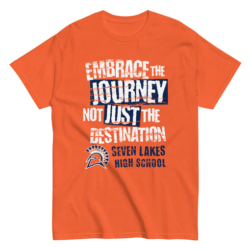Seven Lakes High School Spartans Orange Classic Unisex T-shirt 232
