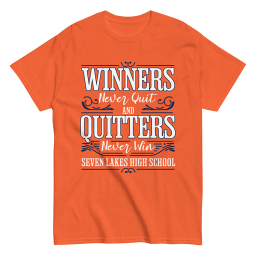 Seven Lakes High School Spartans Orange Classic Unisex T-shirt 237
