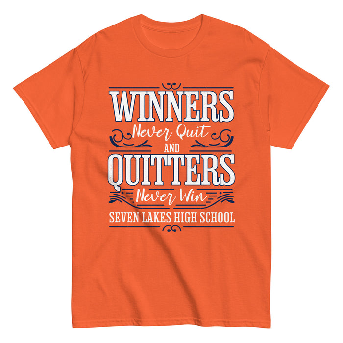 Seven Lakes High School Spartans Orange Classic Unisex T-shirt 237