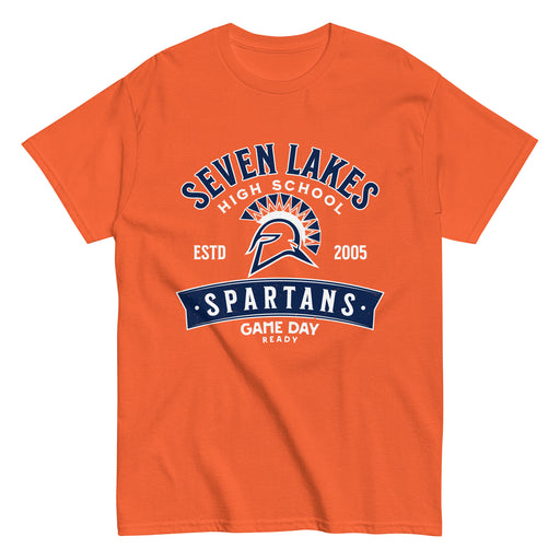 Seven Lakes High School Spartans Orange Classic Unisex T-shirt 221