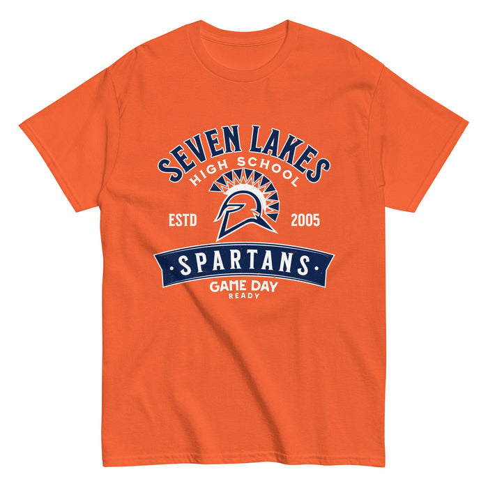 Seven Lakes High School Spartans Orange Classic Unisex T-shirt 221