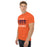 Side view of Seven Lakes High School Spartans Orange Classic Unisex T-shirt 024