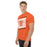 Side view of United High School Longhorns Orange Classic Unisex T-shirt 223