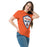 Woman wearing Bridgeland High School Bears Classic Unisex Orange T-shirt 225