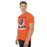Side view of Grand Oaks High School Grizzlies Classic Unisex Orange T-shirt 205