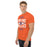 Side view of Grand Oaks High School Grizzlies Classic Unisex Orange T-shirt 210