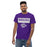 Man wearing Klein Cain High School Hurricanes Purple Classic Unisex T-shirt 049