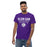 Man wearing Klein Cain High School Hurricanes Purple Classic Unisex T-shirt 003