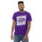 Man wearing Klein Cain High School Hurricanes Purple Classic Unisex T-shirt 223