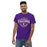 Front view of Jersey Village High School Falcons Purple Classic Unisex T-shirt 211