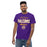 Front view of Jersey Village High School Falcons Purple Classic Unisex T-shirt 034