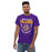 Front view of Jersey Village High School Falcons Purple Classic Unisex T-shirt 204