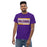 Front view of Jersey Village High School Falcons Purple Classic Unisex T-shirt 098