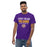 Front view of Jersey Village High School Falcons Purple Classic Unisex T-shirt 003