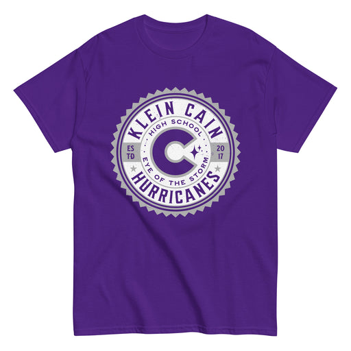 Klein Cain High School Hurricanes Purple Classic Unisex T-shirt 203