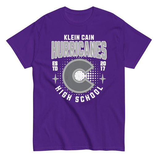 Klein Cain High School Hurricanes Purple Classic Unisex T-shirt 204