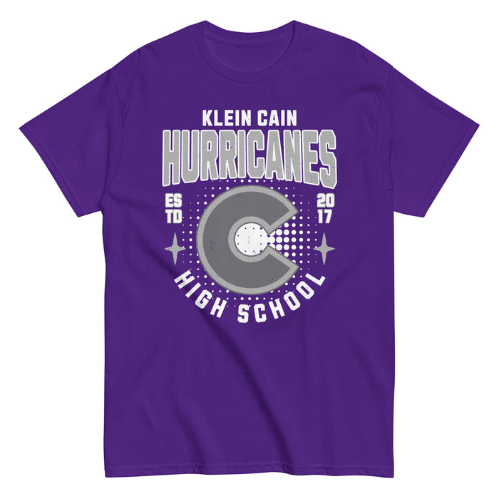 Klein Cain High School Hurricanes Purple Classic Unisex T-shirt 204